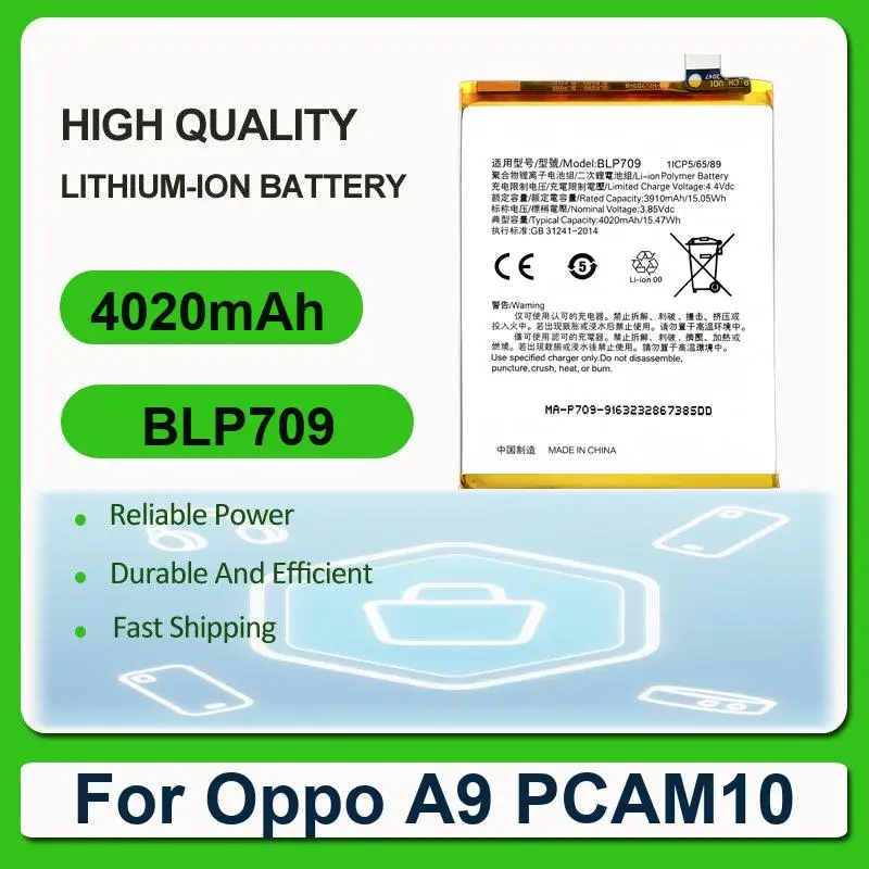 Battery For Oppo Reno 12F 5G realme GT RMX2202 Neo RMX3031GT 2T RMX3350 A5 A7 A8 A3s A7S A7X F9pro F9(4+128G)C2 Pro/Realme 2