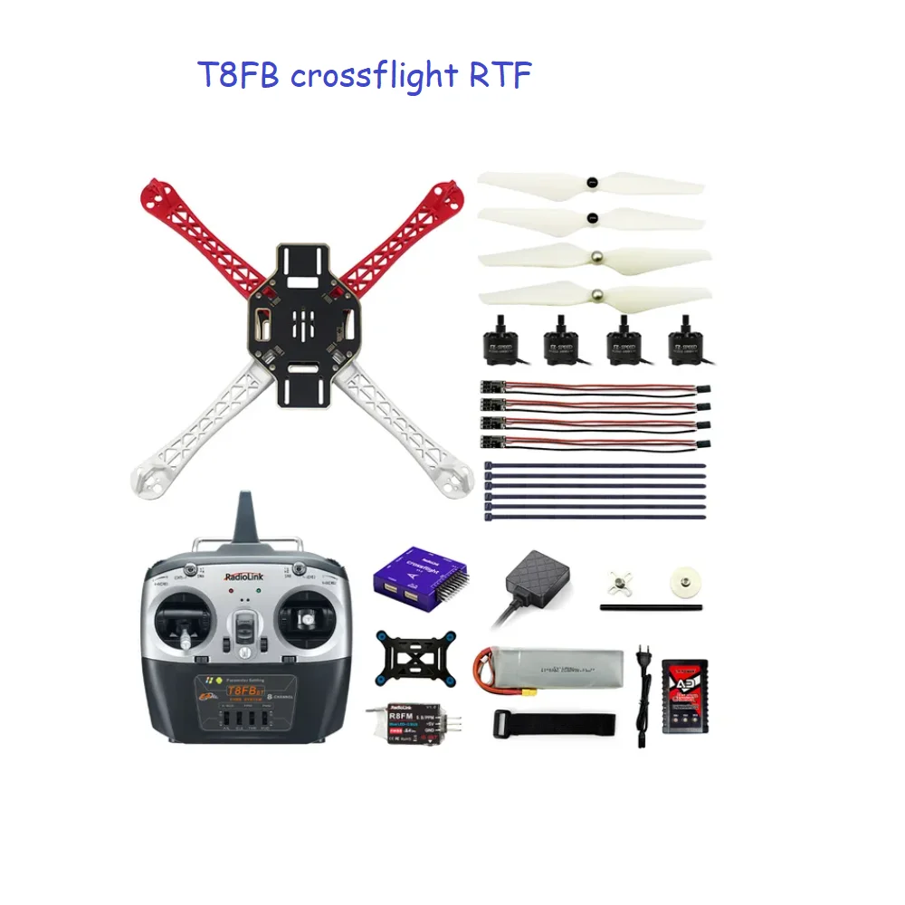 

Radiolink F450 Drone Quadcopter ARF RTF with Crossflight Flight Controller+GPS TS100+Transmitter receiver with everything tuned