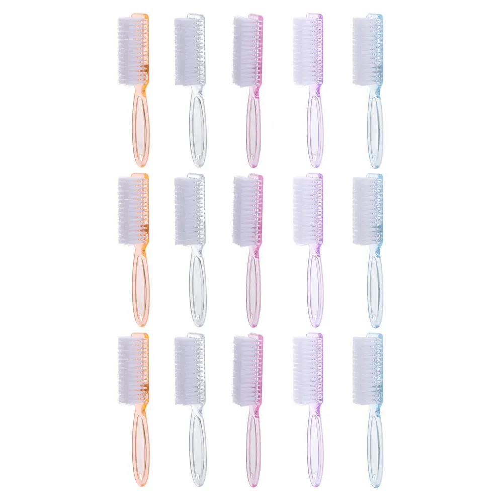 

15Pcs Nail Brush Handle Grip Fingernail Cleaning Tool for Hands Feet Toenail Dirt Removal Portable Bathroom Kitchen Travel