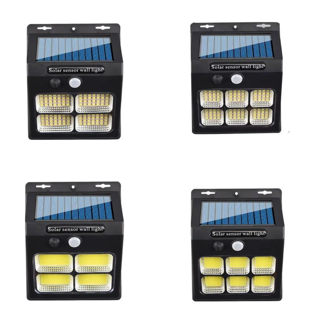 LED COB Outdoor Solar Lamp Motion Sensor Super Bright Solar Garden Light Energy Saving Solar Powered LED Wall Light Outdoor