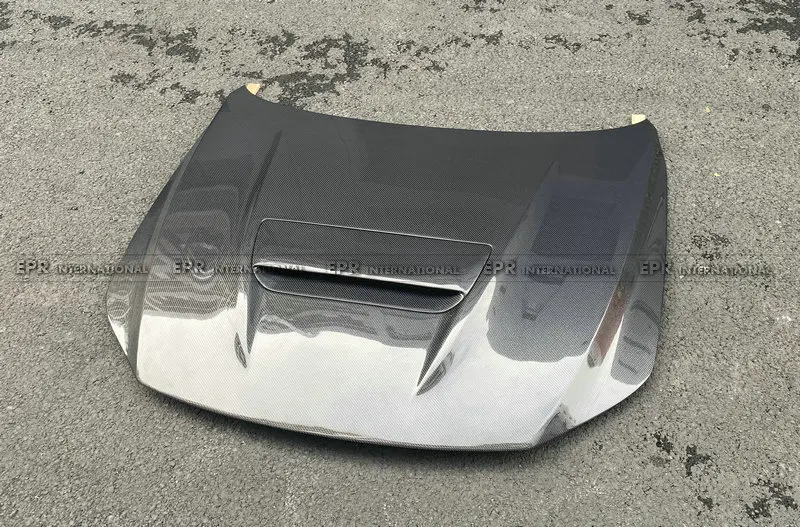 For Mazda 3 Axela BP 19 Onawards MPS Type Hood (Hatch Back) Carbon Fiber Hood Glossy Finish Bonnet Cover Tuning Kit Drift Racing