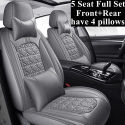 Front+Rear Full Set Car Seat Covers for Hyundai Solaris Tucson Accent Avante Azero Creta Elantra I30 I40 Ioniq Ix35 Kona Santafe