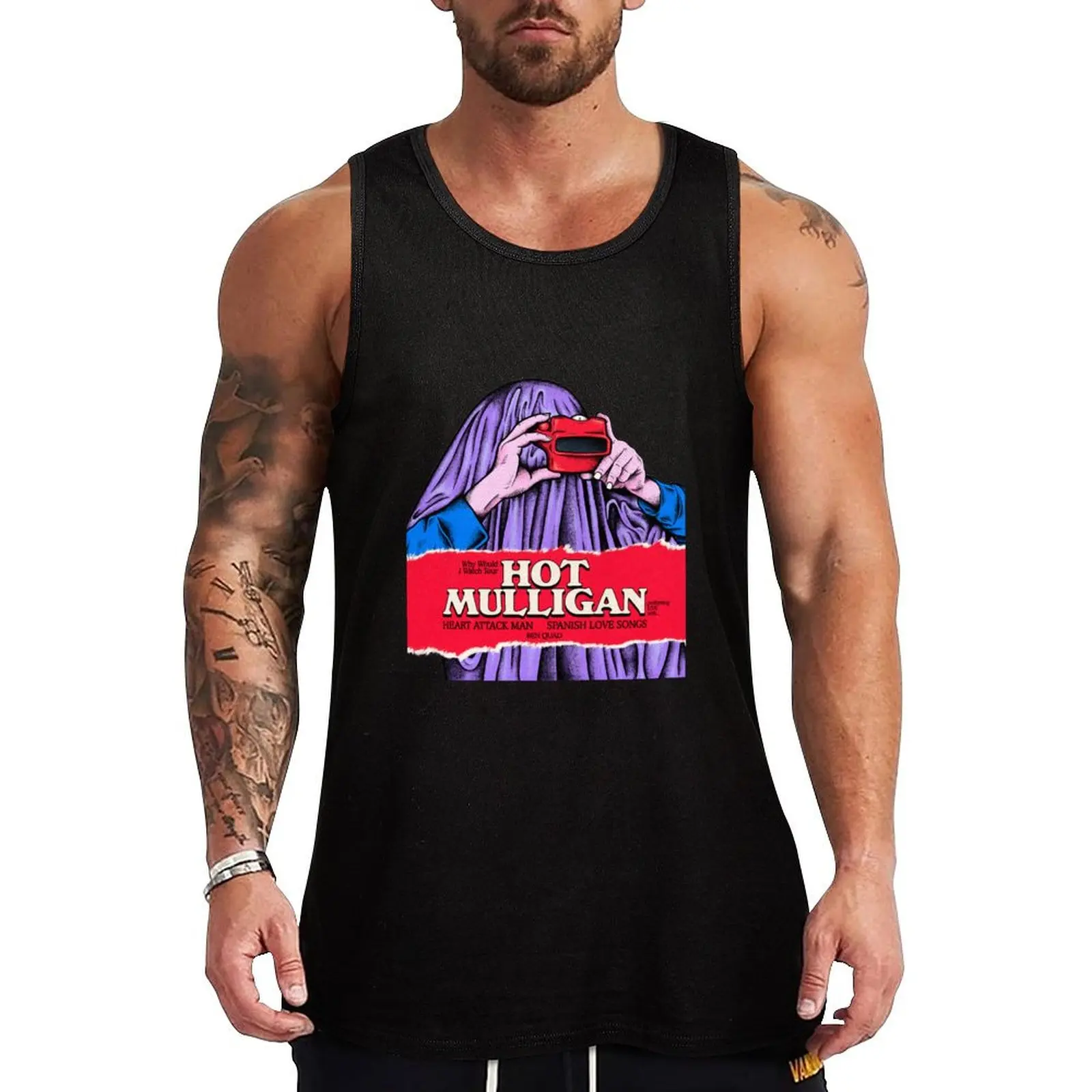 

Hot Mulligan Tank Top Man sleeveless shirt T-shirt Men's gym Man clothes for gym