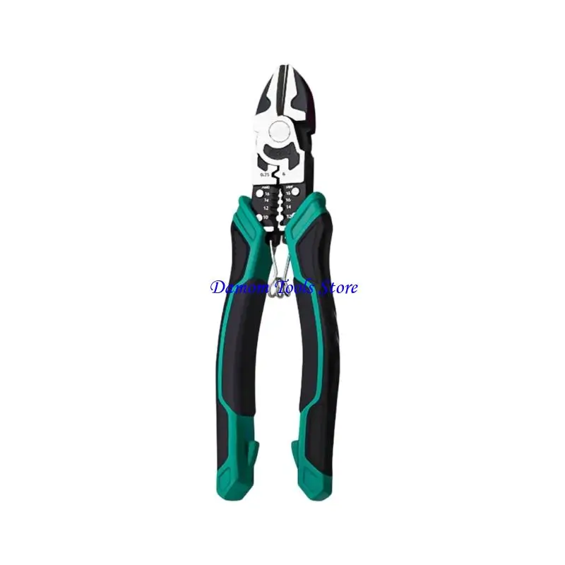 57BE Precise 9Inch Steel Industrial Needle Nose Pliers Wire Stripper Crimper