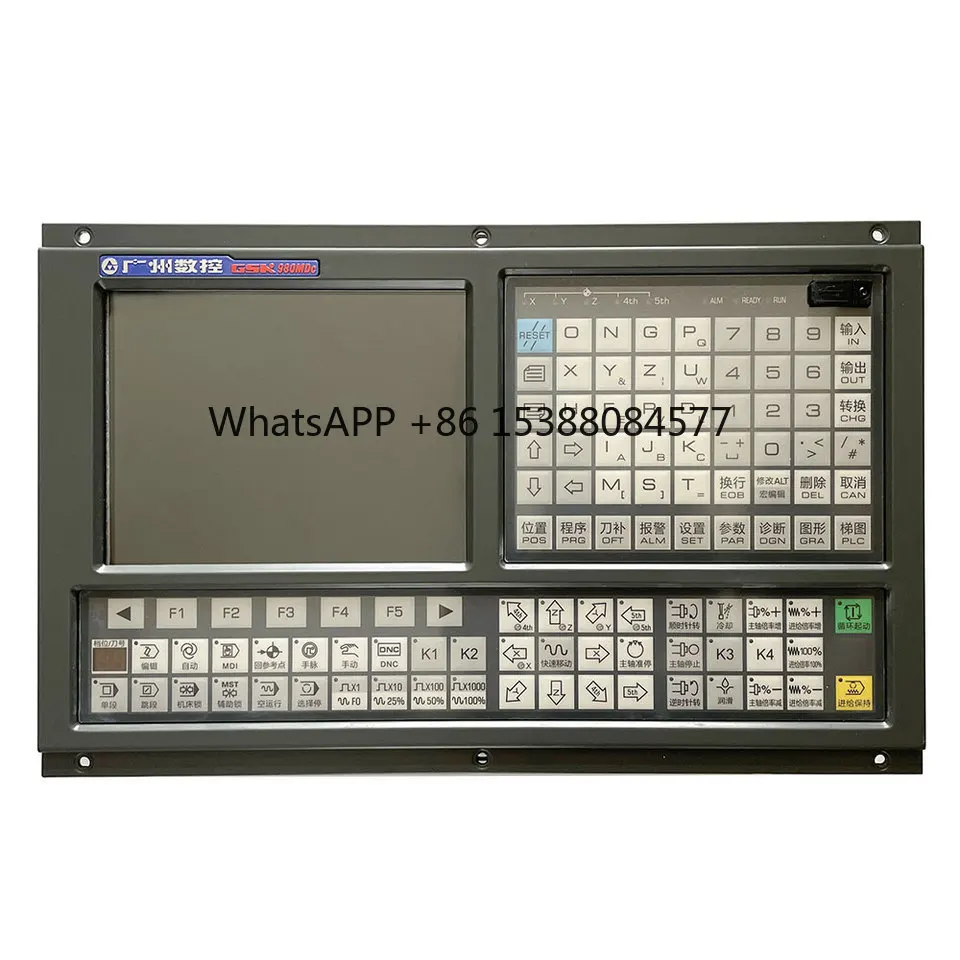 

New GSK 980MDc CNC Controller 3 Axis Milling Machine Control System Kit for Drilling and Milling Machines