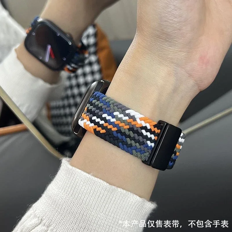 Nylon Band For Apple Watch Strap 44/46mm 45mm 42mm magnetic buckle Bracelet iWatch series se 12 11 10 7 5 6 8 9 Ultra 4 3 49mm