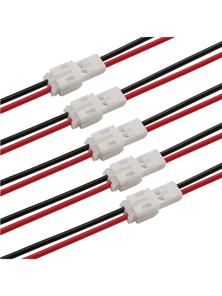 5/10Pairs PH 2.0 2Pin JST Wire Connectors Pitch 2.0mm JST 2P Micro Male Plug Female Jack DIY Electrical Cable Adapter 10CM view 4