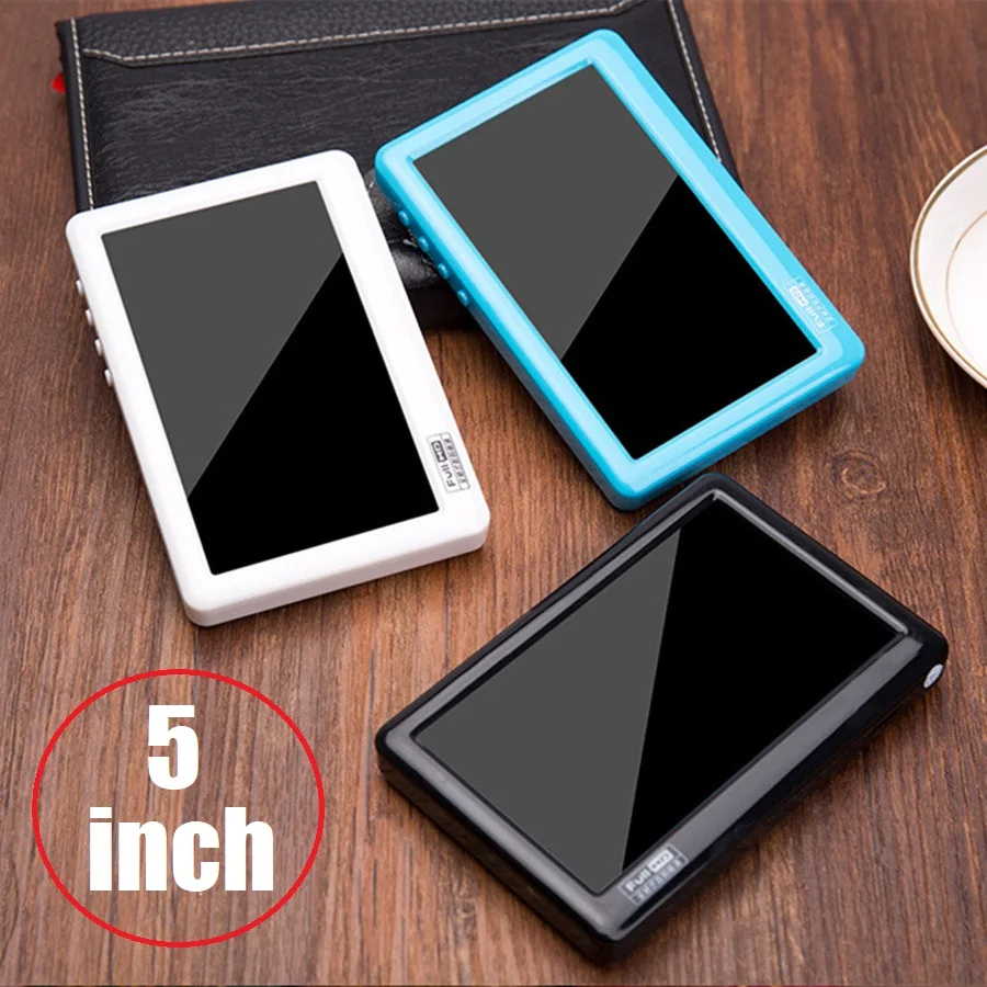 Portable 5 Inch MP4 Music Player Touch Screen 128GB 3200mAh Capacity Photo E-Book Voice Recorder MP5 Player with Alarm Clock
