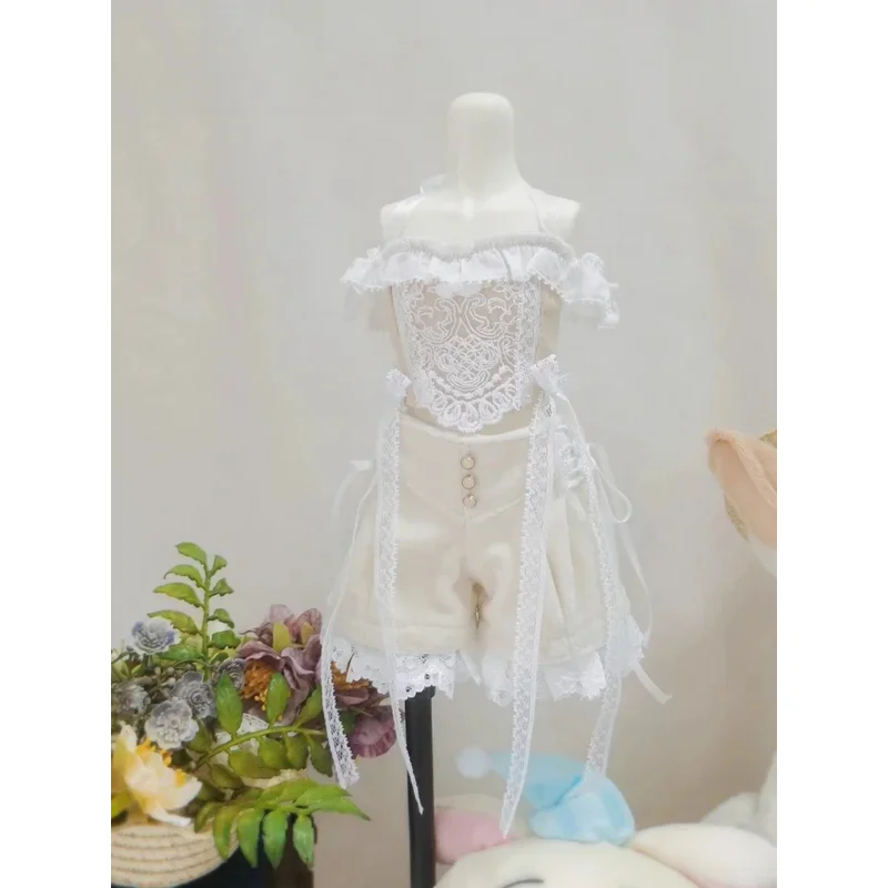 

Комплект одежды для кукол BJD 1/4: топ на одно плечо и шорты (куклы в комплект не входят)