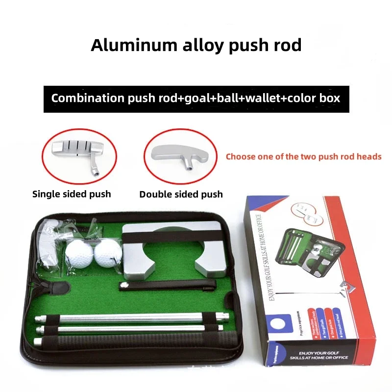 Portátil Mini Golf Putter Set, Equipamento de golfe, Prática Kit com bola destacável, Kit Trainer, Indoor e Outdoor