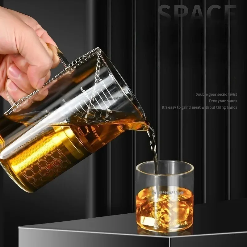 مصفاة شاي من الفولاذ المقاوم للصدأ مصفاة شاي مع سلسلة ممتدة وأوراق الشاي مصفاة توابل وإبريق شاي مرشح شبكي ناعم أدوات الشاي #4