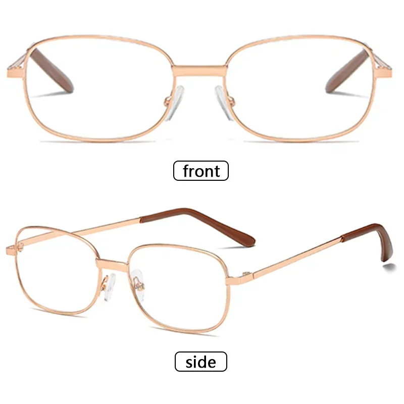 Men Women Anti Fatigue Reading Glasses Unisex Ultralight Square Frame Far Sight Eyewear Classic Retro Transparent Presbyopia image 5