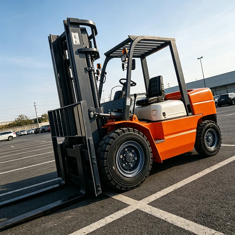 Compact Electric Forklift 1.5 Ton with 3 Stage Mast and High Visibility Mast for Narrow Aisle Warehouse