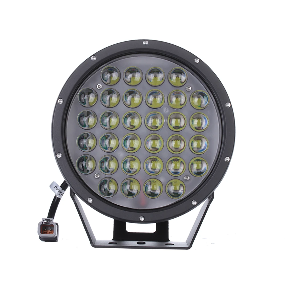 SXMA LED6320 LED Driving Light 320W 9'' Round Spot Light WorkLight Front Bumper Grille Guard Spotlight for 4x4 Truck ATVSUV 1PCS