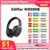 Edifier W830NB Active Noise Cancelling Wireless Headphones Over-Ear Headset Bluetooth 5.4 Hi-Res LDAC Foldable -45dB ANC 94H