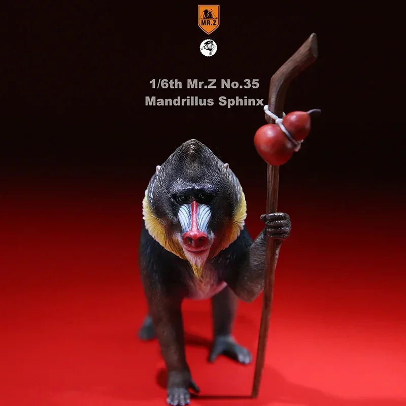 Mr.Z 1/6 Scale Ratio Mandrill Sphinx Lion Cub Set Animal Action Figure Model Toy Gift Decoration Collection Display Fans