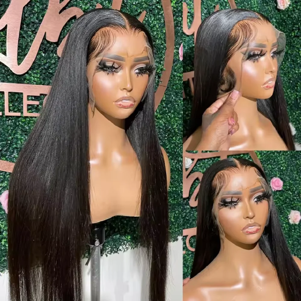 

30 40 Inch Straight Lace Front Wigs Human Hair 13x6 Hd Lace Frontal Wig 13x4 Bone Straight Human Hair Wigs For Black Women Remy