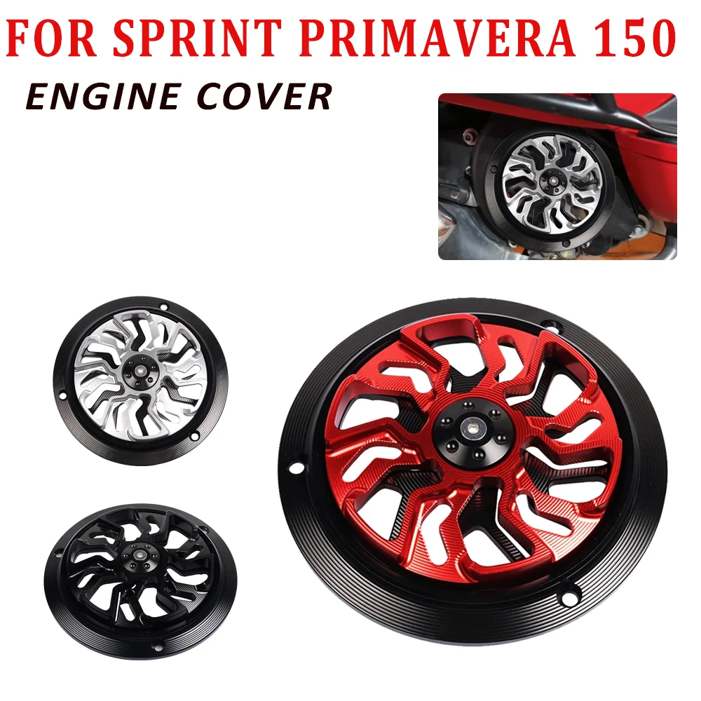 Motorcycle Accessories Engine Cover Fan Cover Protector Radiator Guard For Vespa Sprint150 Sprint 150 Primavera 150 2013 - 2023