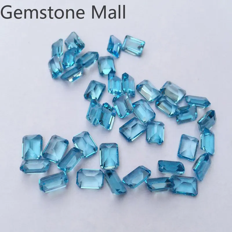 Wholesale Price Emerald Cut Topaz 3mm*5mm To 13mm*18mm VVS Grade Natural Topaz Loose Gemstone for Jewelry Shop - Image 2