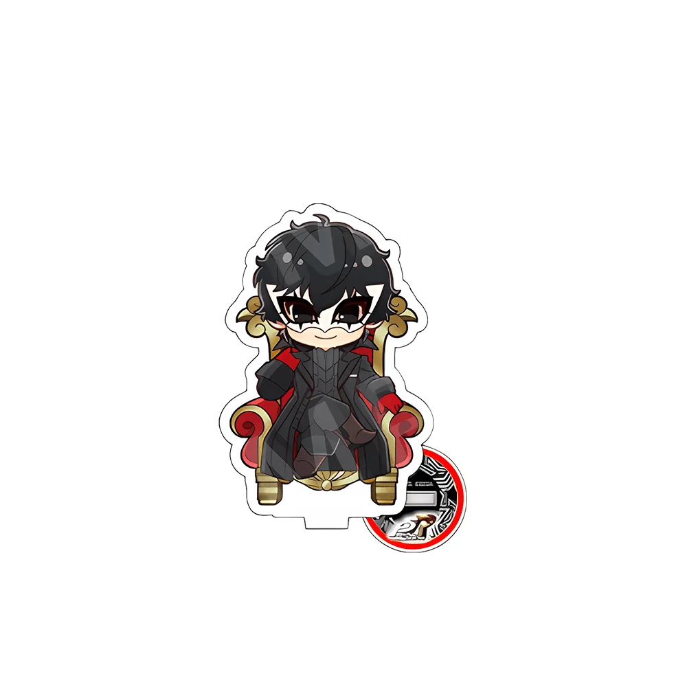 Persona 5 Joker Ren Amamiya 10cm Acrylic Stand Keychain Throne Mask Kawaii Itabag Accessories P5 P5R Game Figure Fans Gift