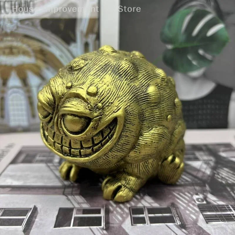 African Rain Frog Statue Resin Crafts Animal Sculpture Frog Toad Figure Desktop Ornament Home Office Garden Decor