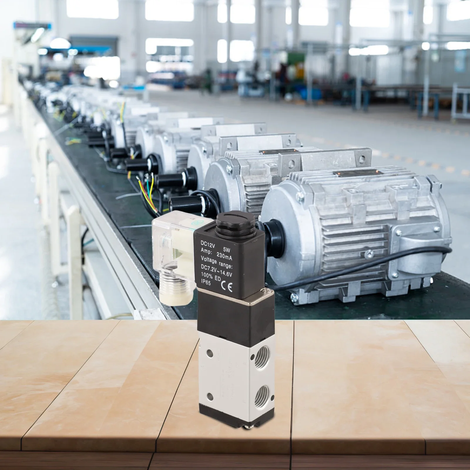 High Quality High Quality New Solenoid Valve 110*65*22mm 1PC 2 Position Accessories DC 12V G 1/4 Metal+Plastic