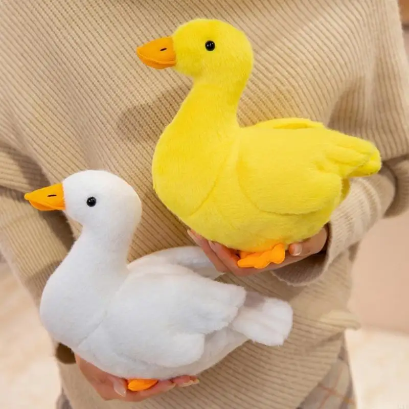

Life like Call Duck Plush Toy Soft Cuddle Stuffed Animal For Kids And Adult Perfect For Home Decors And Stress Relief A2UB