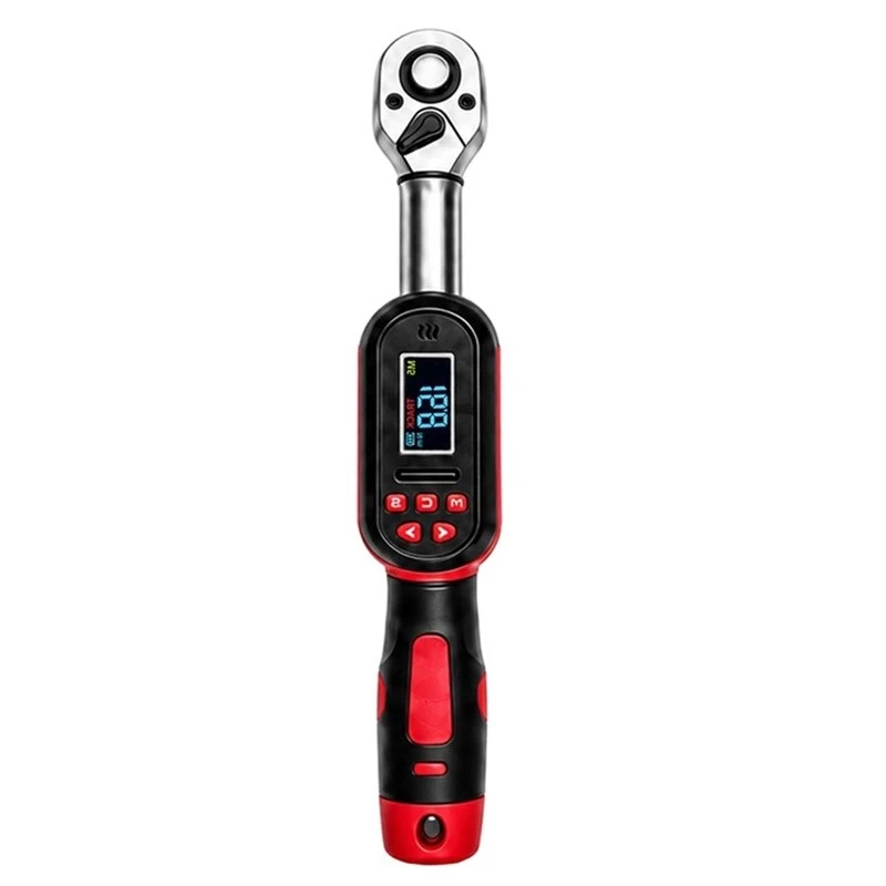 AFOURT-3/8 Digital Torque Wrench With LCD Display Range 72T Ratchet Head For Auto Repair And Screw Fastening