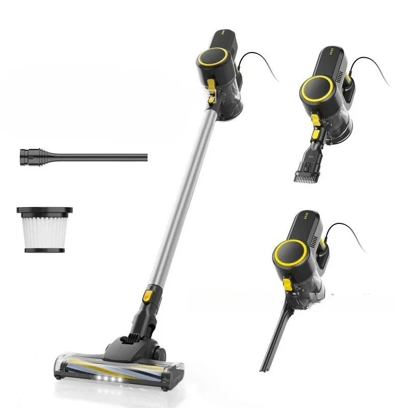 Household vacuum cleaner wired 500W large suction hand-held portable multi-function dust removal and suction drag integrated