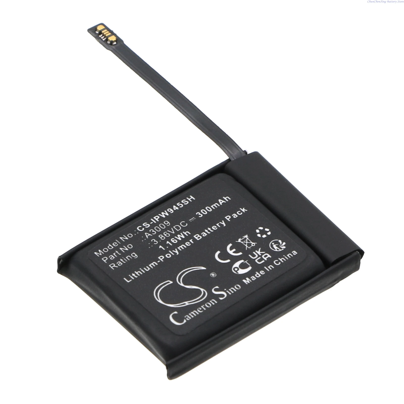 بطارية ساعة ذكية 290 مللي أمبير في الساعة لساعة Apple Watch SE 44mm A2180، A2552 Watch Series S7 45mm، A2815 Series S8 45mm، A3009 Series S9 45mm