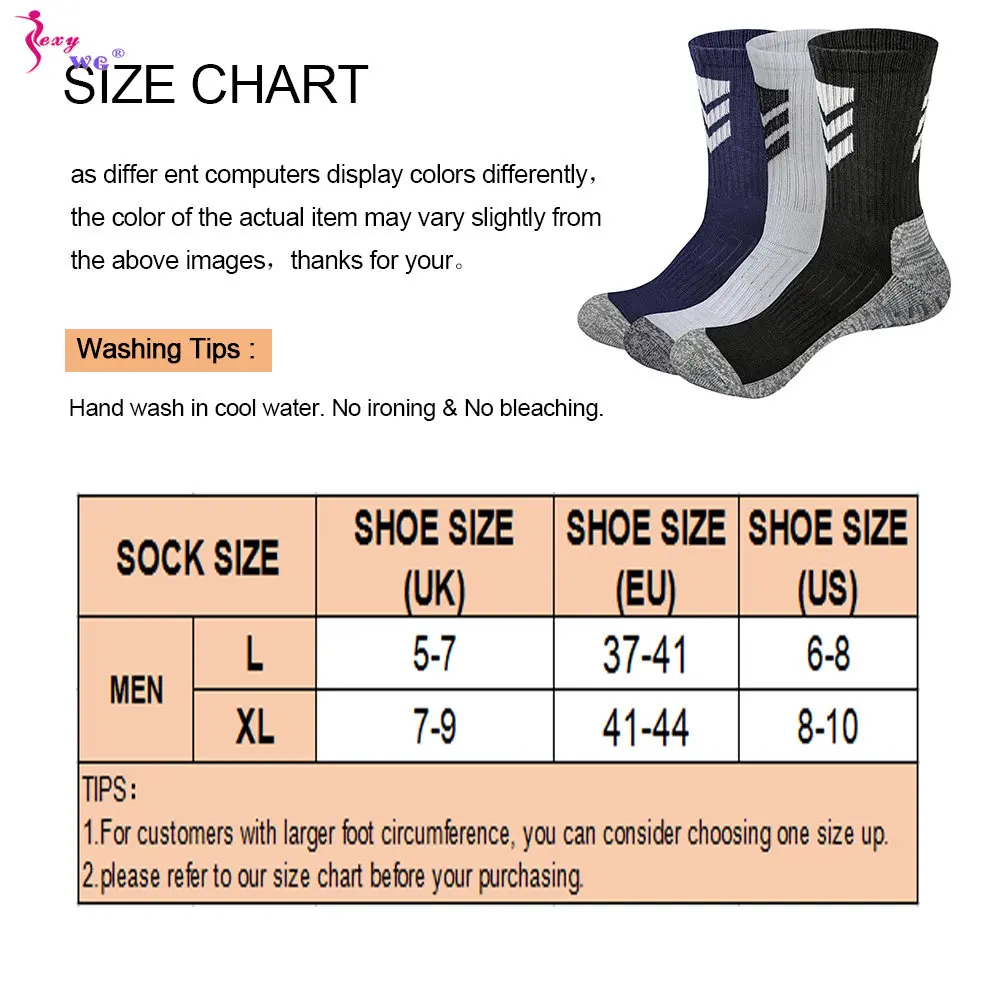 SEXYWG 3pairs/Lot Running Sport Football Socks Sport Custom Socks Sport Sports Socks Men Fits All Non Slip Basketball Sock