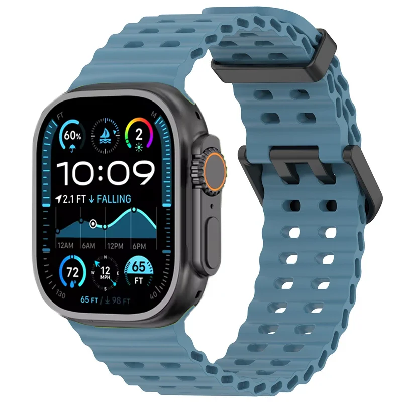 Ocean Strap für Apple Watch Band Ultra 3/2 49 mm Serie 11 10 46 mm Sportarmband Armband iWatch 9 8 7 6 5 SE 45 mm 44 mm Correa