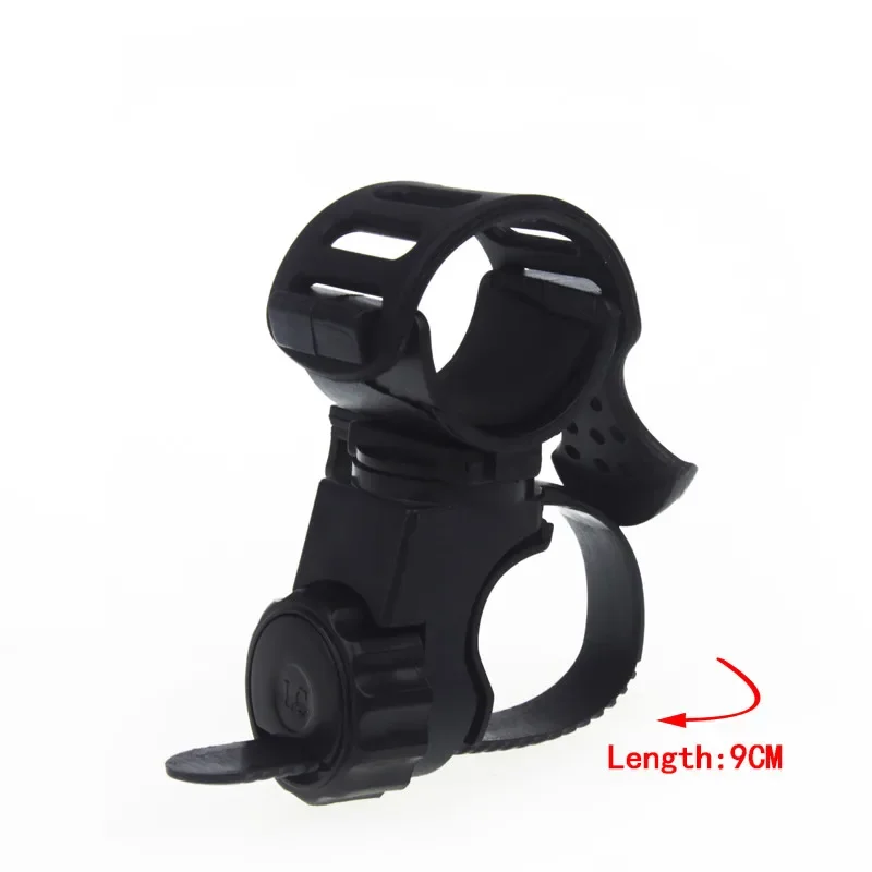 Popular 20-45mm Bicycle Flashlight Holder Mount 360° Adjustable Rubber Straps Cycle Bike