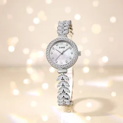 UTHAI Women Watch Simple Light Luxury Diamond Set Round Mermaid Bracelet Female Watch es Ladies Fashion quartz wristwatch Gift