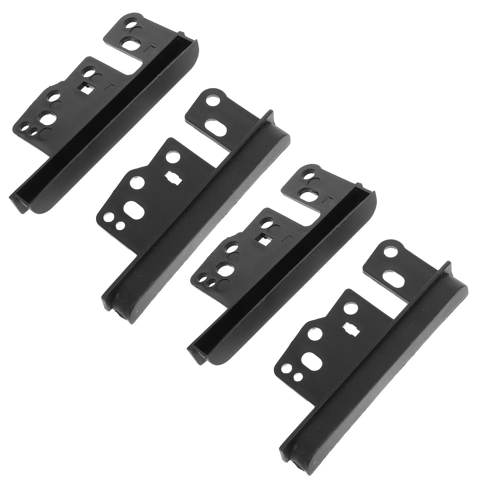 

4Pcs Double Din Installation Trim Bezel Car Radio Mounting Bracket Dash Stereo Side Trim Kit Vehicle Audio Stereo Mounting