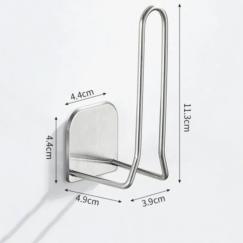 New Kitchen Storage Rack Stainless Steel Bathroom Sponge Holder Wall Mounted Drain Storage Shelf Wire Ball Rag Sink Accessories