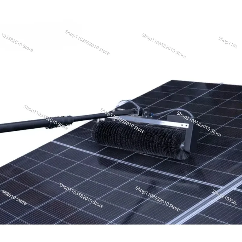 Solar brush Adjustable length 3.5m 5.5m 7.5m Panel cleaning brush Rotary brush