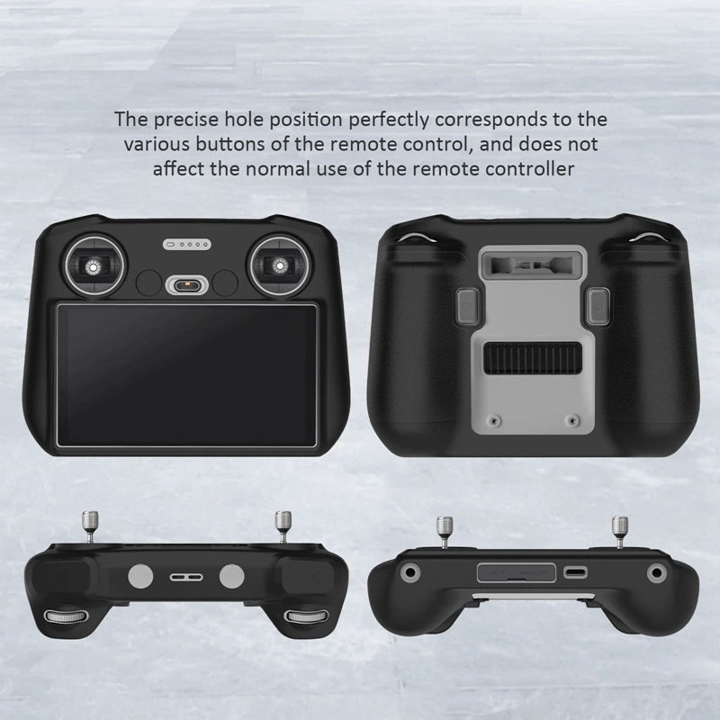 For Dji Mavic 3 Classic/Mini 3 PRO Silicone Case Non-Slip Protective Cover With Screen Remote Control Camera