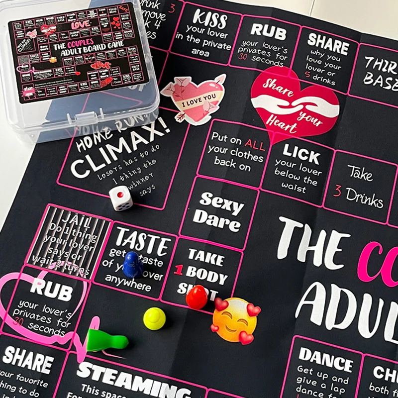 Games For Couples Romantic Adult Board Game Interactive Fun With Strategy Challenges And Deeper Connections