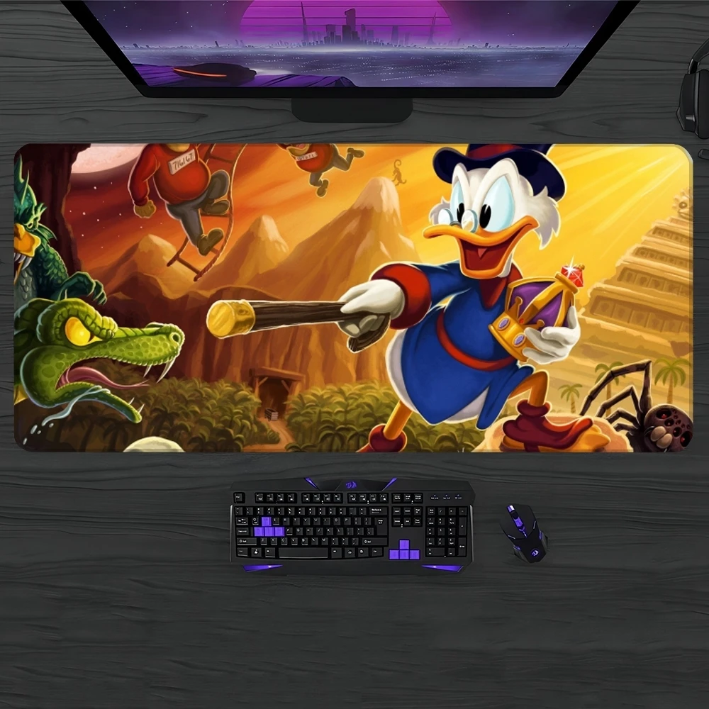 

Коврик для мыши Disney Scrooge Mcduck, игровые аксессуары для ПК, резиновый коврик XXL, коврик для стола, коврик для клавиатуры, шкаф Mause, ноутбуки