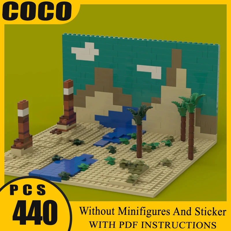 

New Moc Building Blocks The Ecosystem - Savanna Technology Modular Bricks Model Gifts Christmas Toys DIY Sets Assembly！