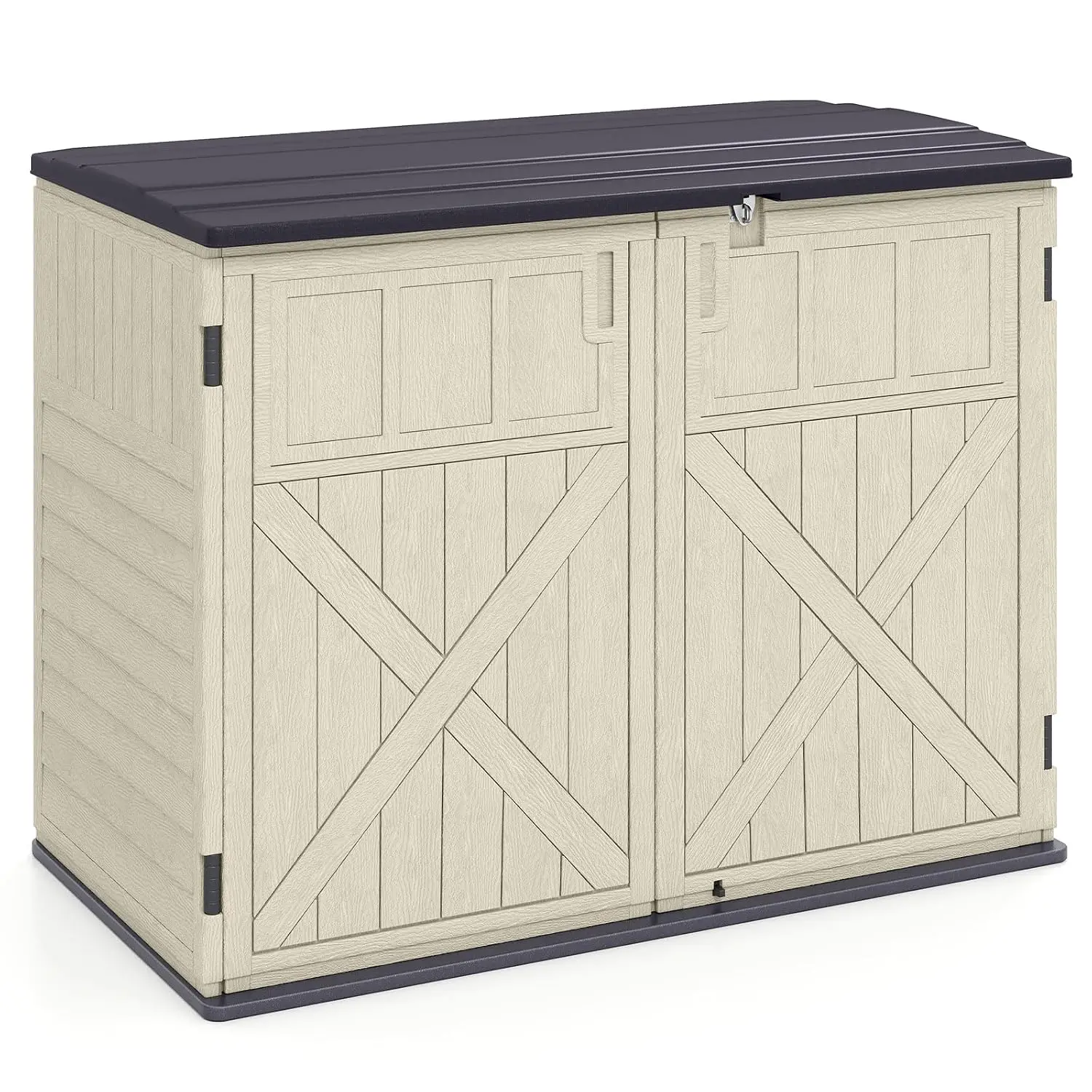 Large Outdoor Storage Cabinet w/Adjustable Shelf 20 Cu.Ft, Customized