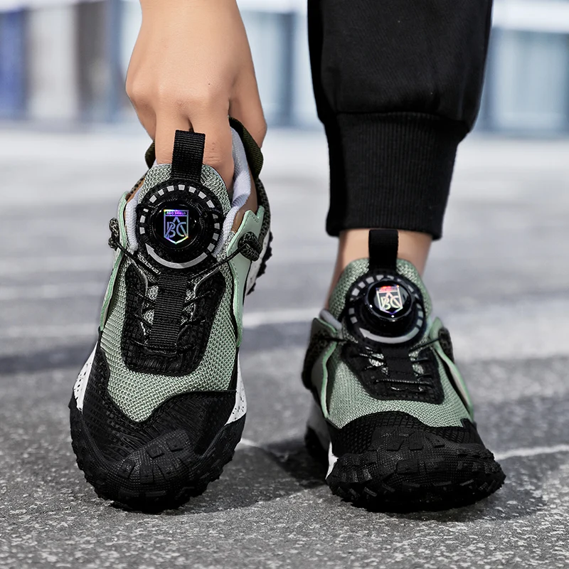 2026 Spring Fashion Children's Running Shoes Comfortable Breathable Platform Sneakers Kids Outdoor Sports Shoes Boys Trainers