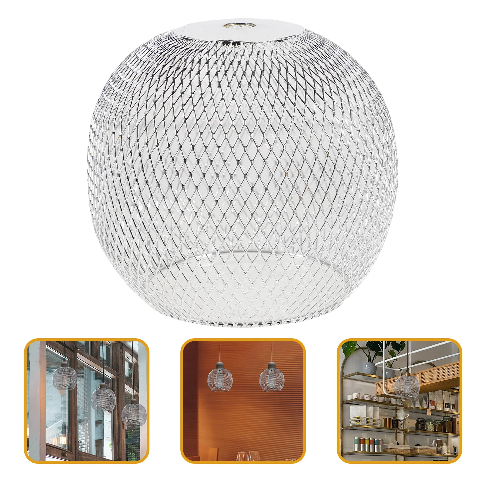 

Handmade Hollow Out Iron Pendant Light Shade Bulb Cover Lampshade Decorative Lighting Accessory For Home Cafe Bar Lamps Shade