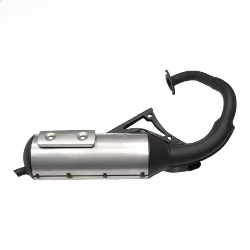 Quiet Modified Exhaust Pipe V8AA 26mm Caliber Fit 18/28 Period 2 Stroke Scooter 50-70CC Muffler