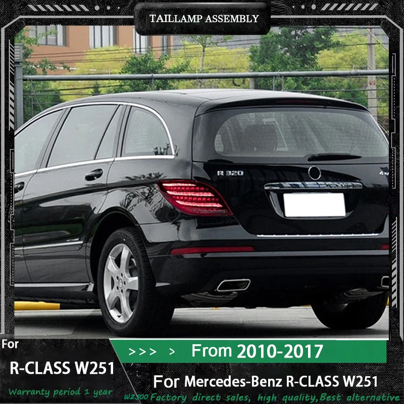 

2 шт. задний фонарь для W251 R Class светодиодный задний фонарь 2010-2017 R300 R350 R400 R500 задний противотуманный тормозной сигнал поворота автомобильные аксессуары