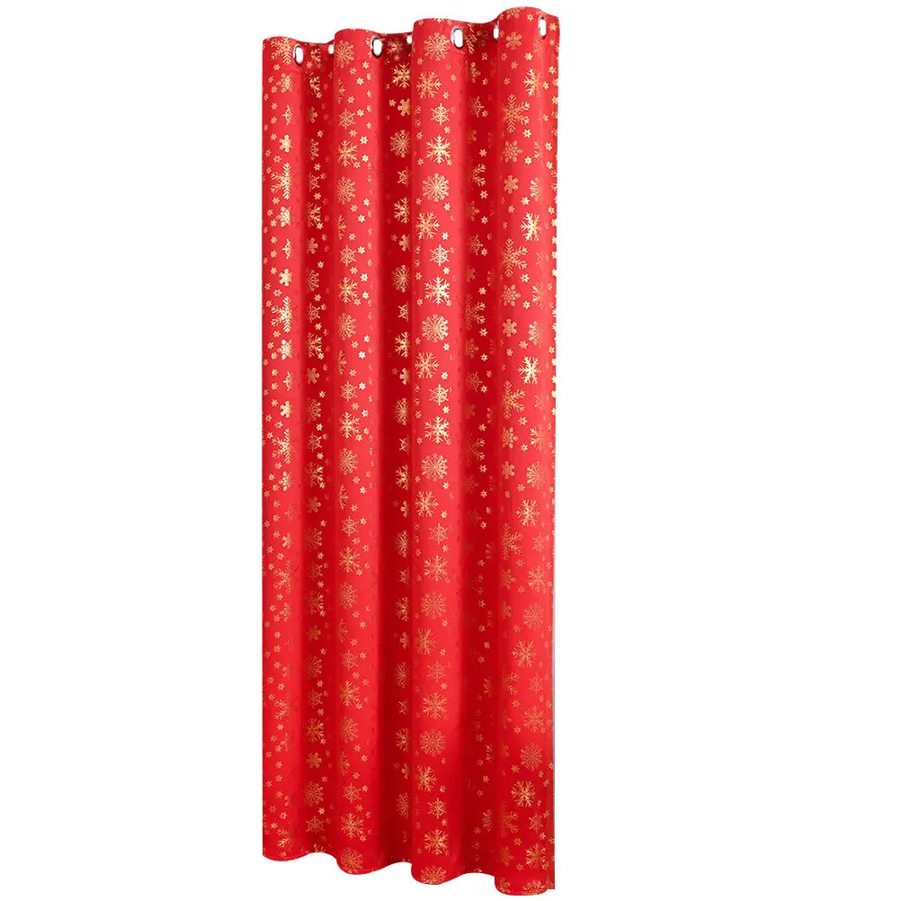 

Christmas Snowflake Curtain Blackout Window Drape for Bedroom Living Room Xmas Decor Seasonal Holiday Curtain Window Drape