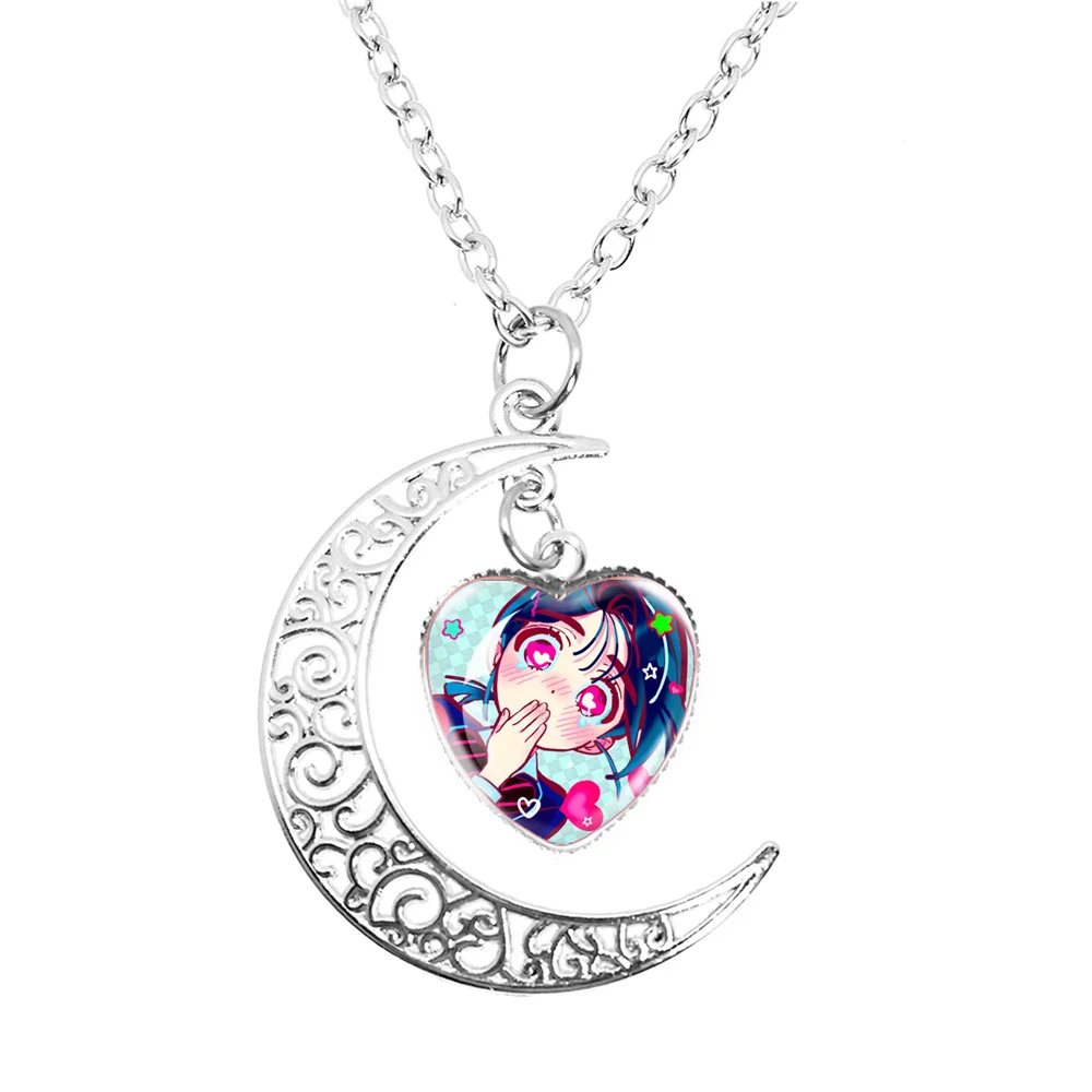 Anime ALIEN STAGE Mizi Sua Luka Till Ivan Pfirsich Herz Mond Halskette männer und frauen Schmuck Halskette Cosplay Requisiten Fan geschenk