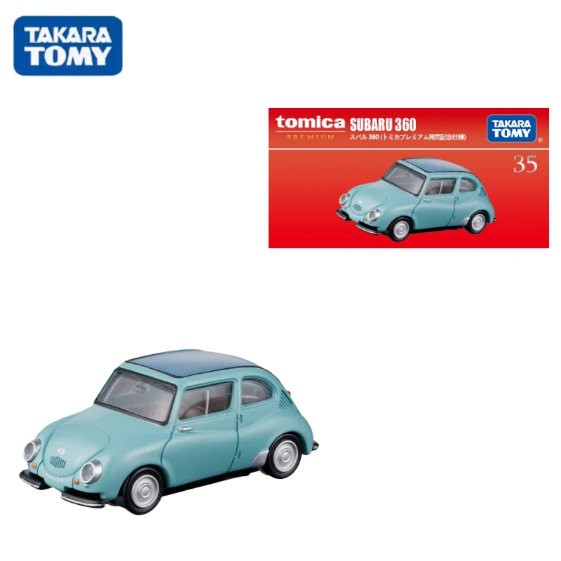 TAKARA TOMY Red Box TP35 Subaru 360MINI diecast alloy model, boys collection of decorative toys, children's holiday gifts.