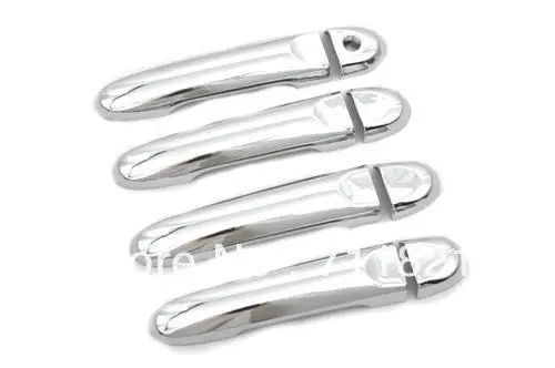 Car Styling Chrome Door Handle Cover For Nissan Versa / Pulsar / Sunny Sedan 2012 Up